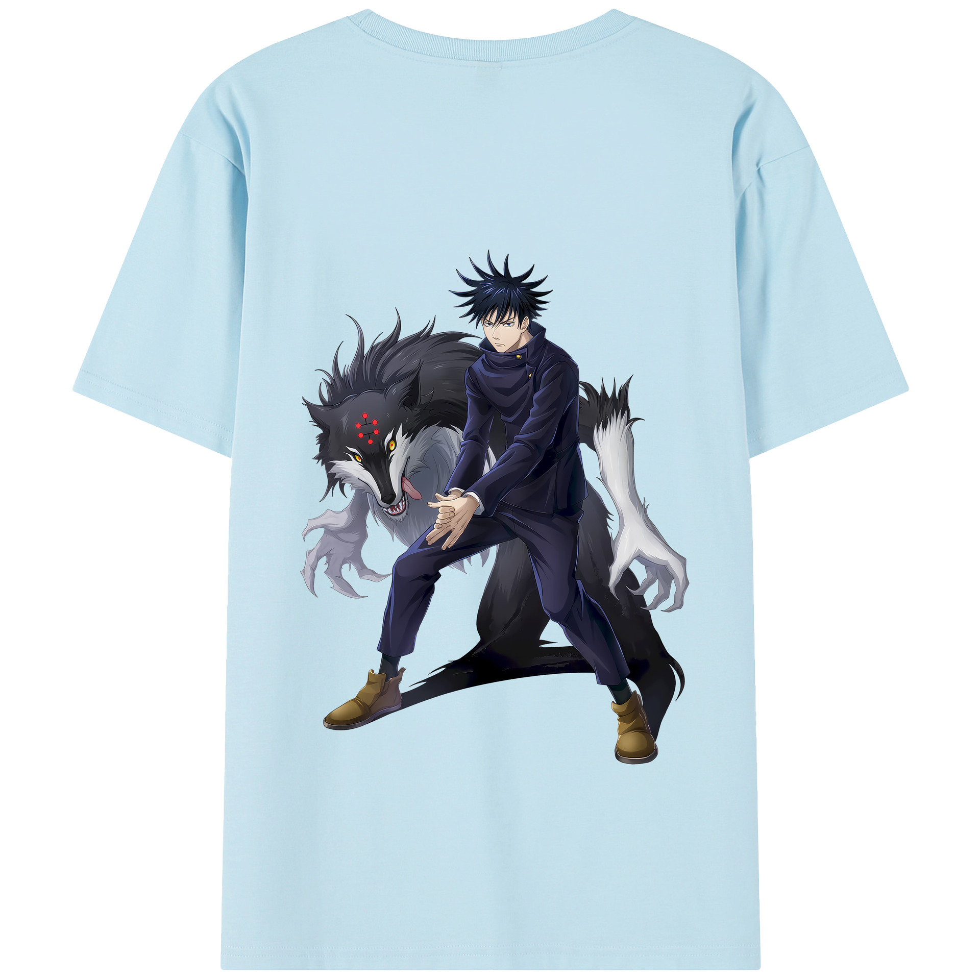 （画像用） 呪術廻戦 Jujutsu Kaisen 綿100％半袖Tシャツ（背面プリント）